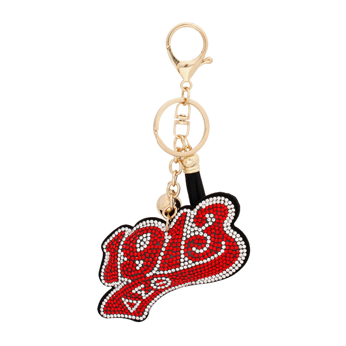 DST Sorority 1913 Red Padded Keychain