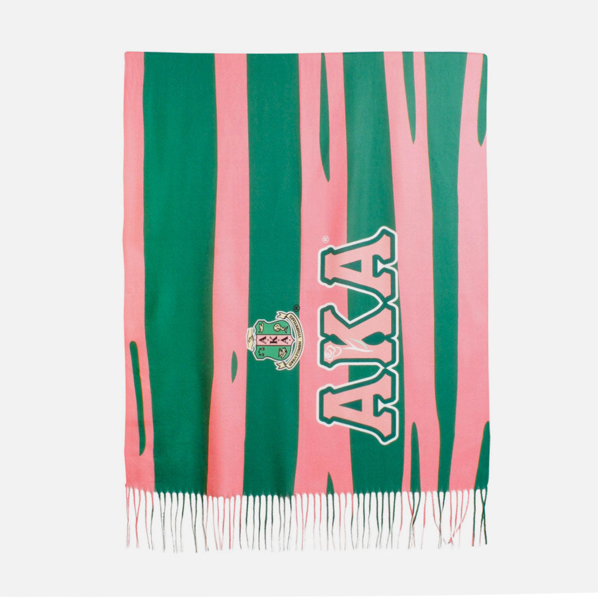 AKA Sorority Zebra Stripe Fashion Shawl Scarf