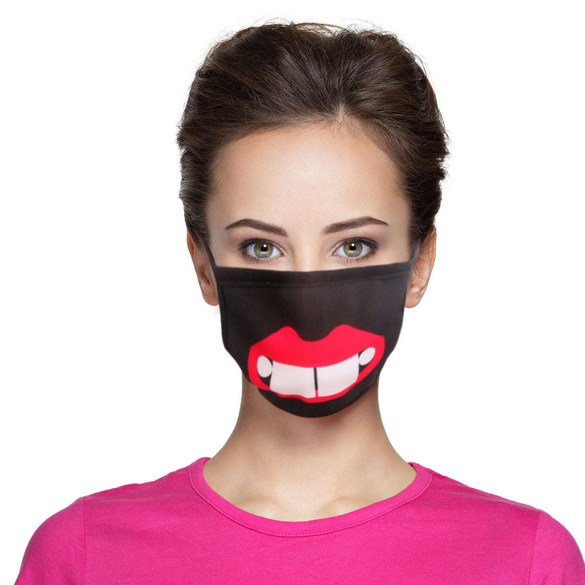 Black Goofy Mouth Mask