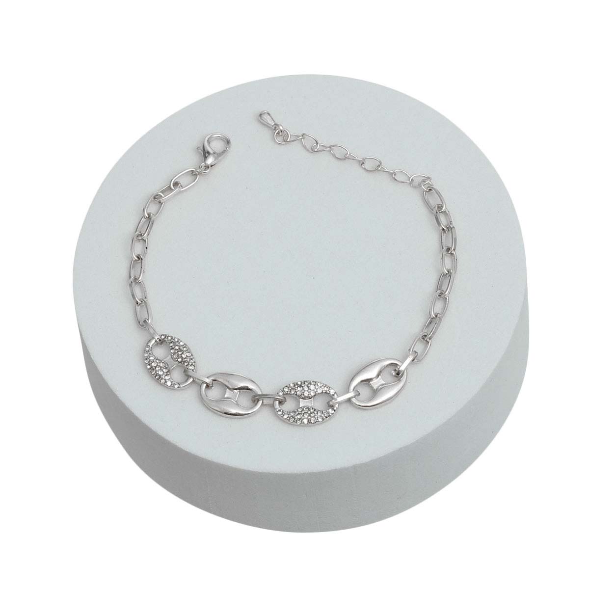 Silver Mariner Chain Bracelet