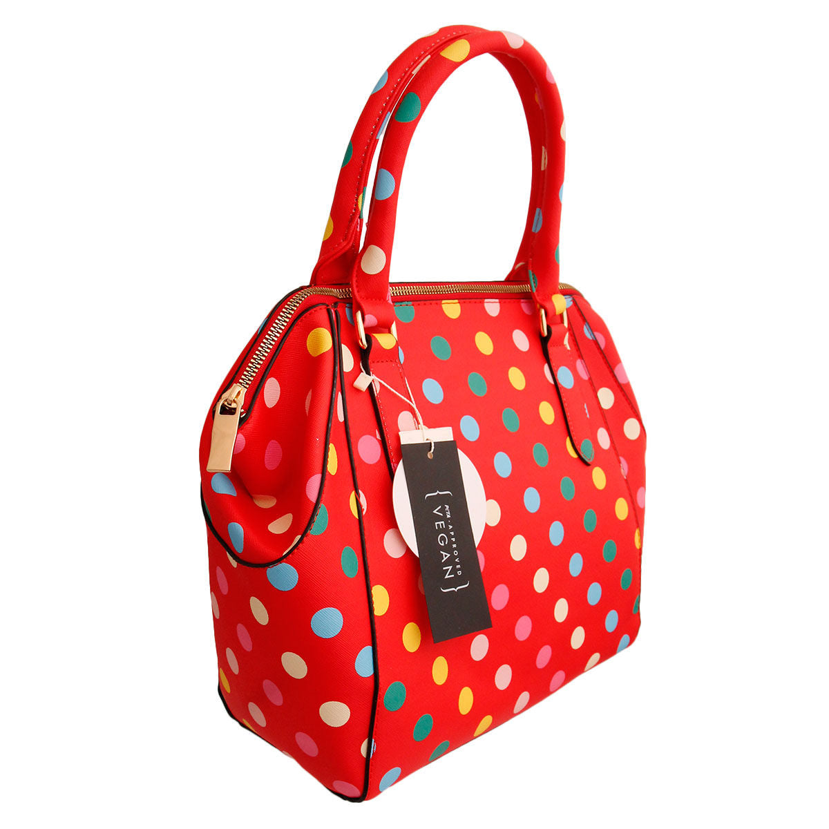 Red Polka Dot Handbag Set