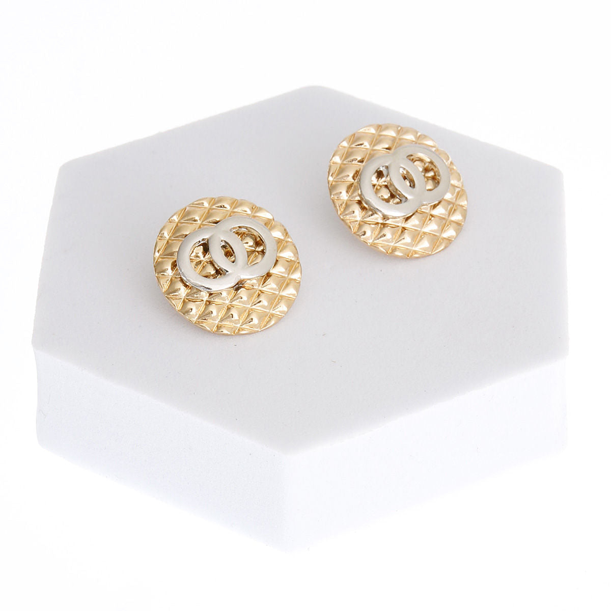 Round Quilted Designer Metal Studs