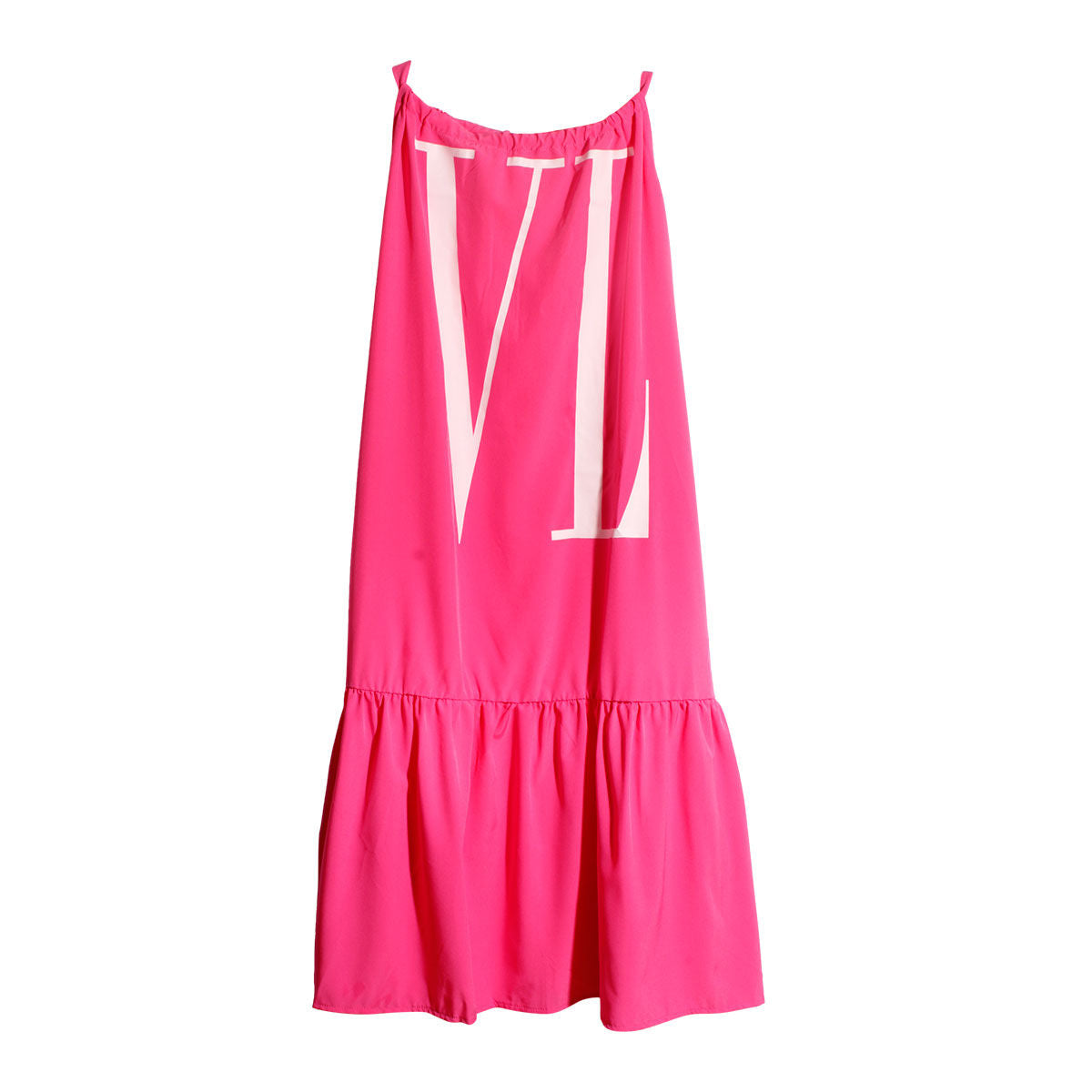 3XL Pink VL Halter Dress