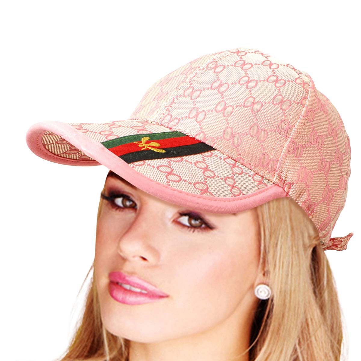 Designer Print Pink Baseball Cap