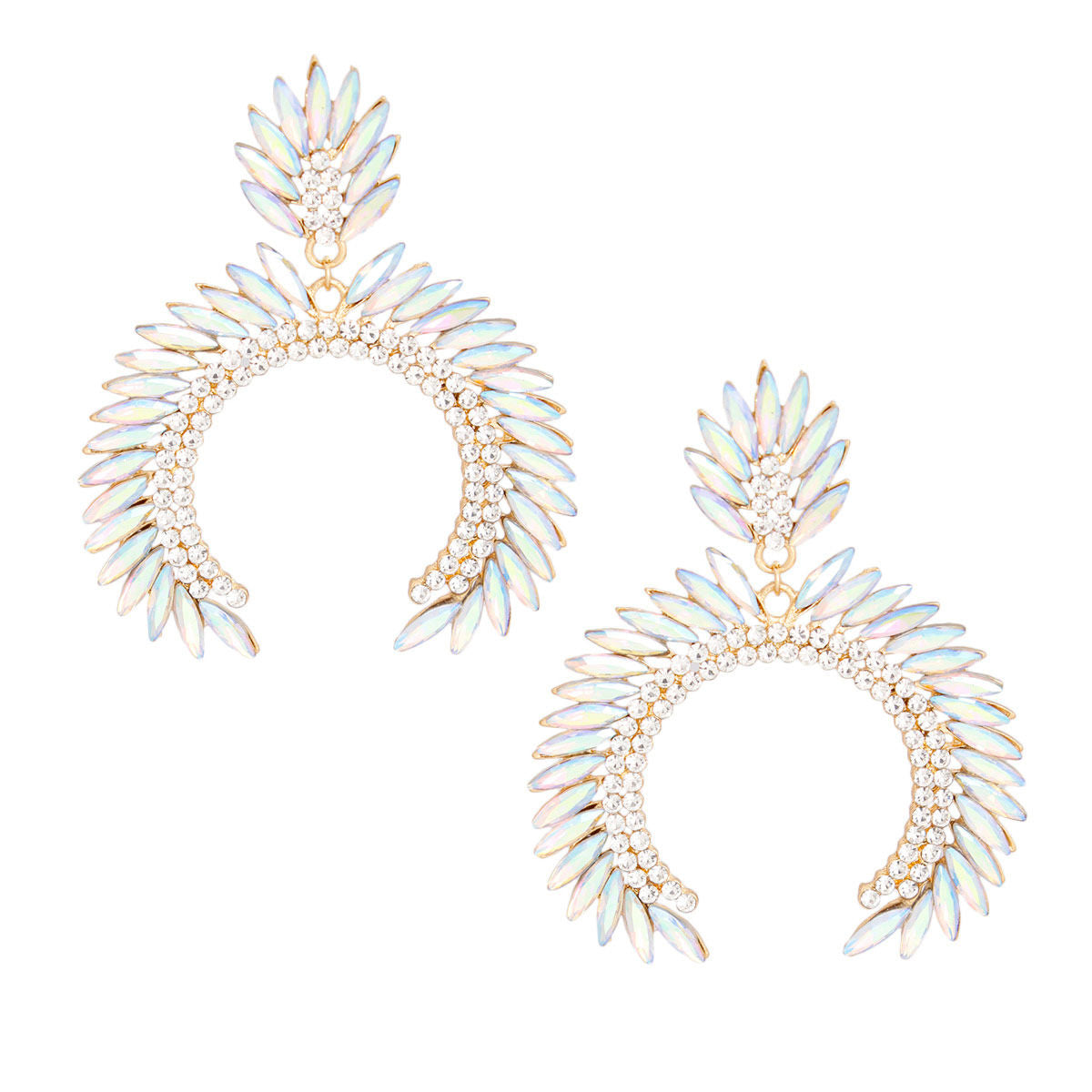 Drop Large AURBO Arch Statement Earrings for Women