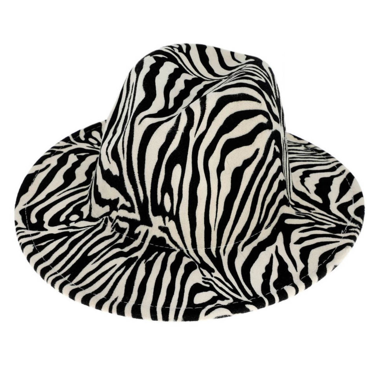 Zebra Stripe Fedora