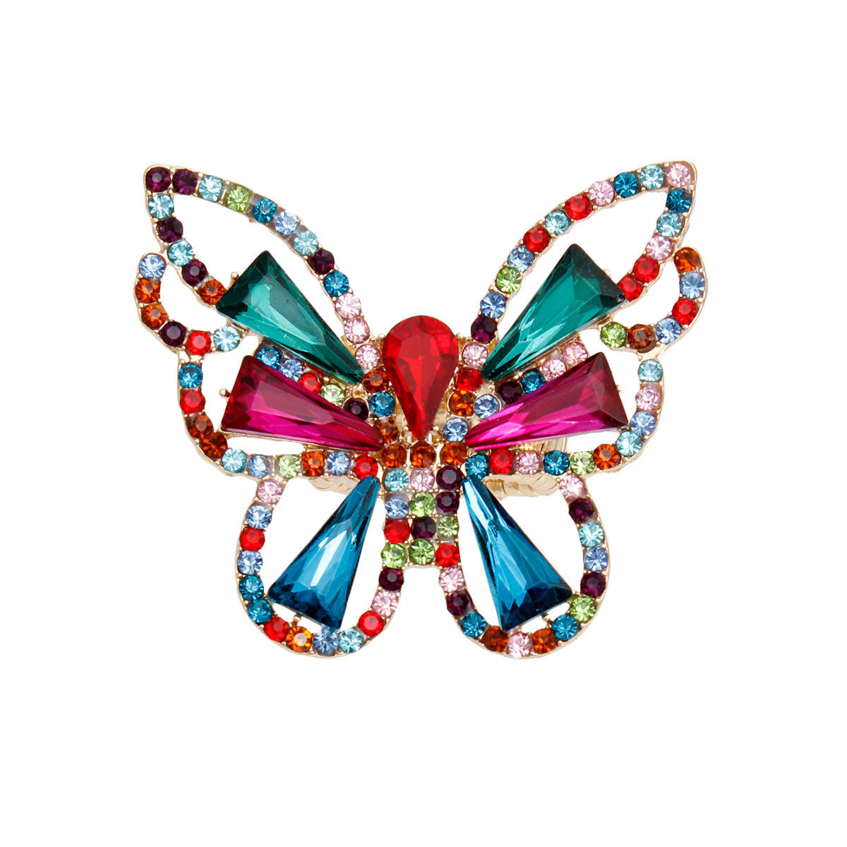 Ring Multi Butterfly Crystal Stretch for Women