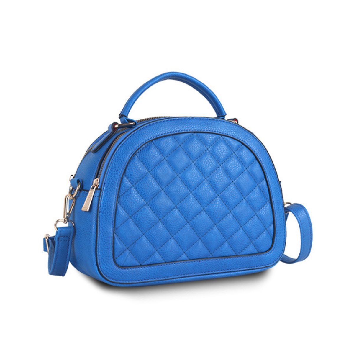 Blue Quilted Canteen Bag