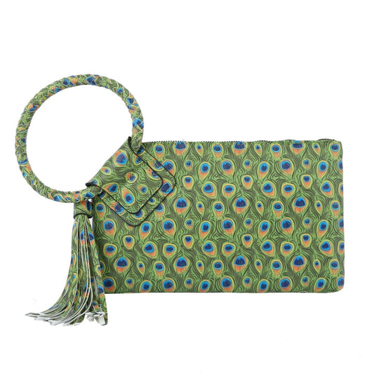 Peacock Green Bangle Clutch