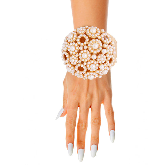 Cream Chunky Domed Cuff