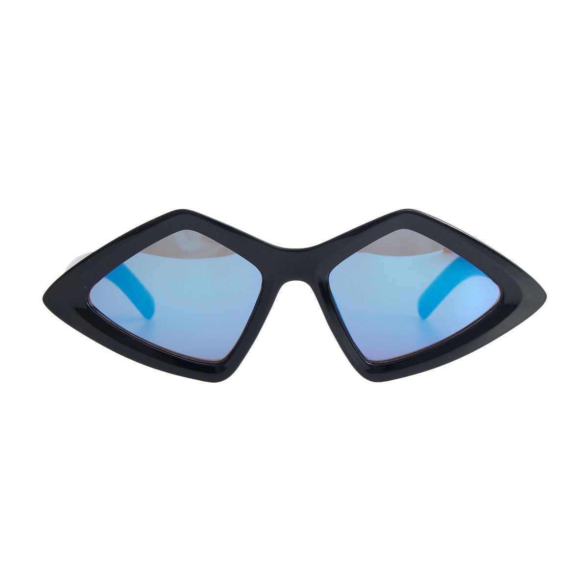 Blue Lens Pointed Frame Sunglasses