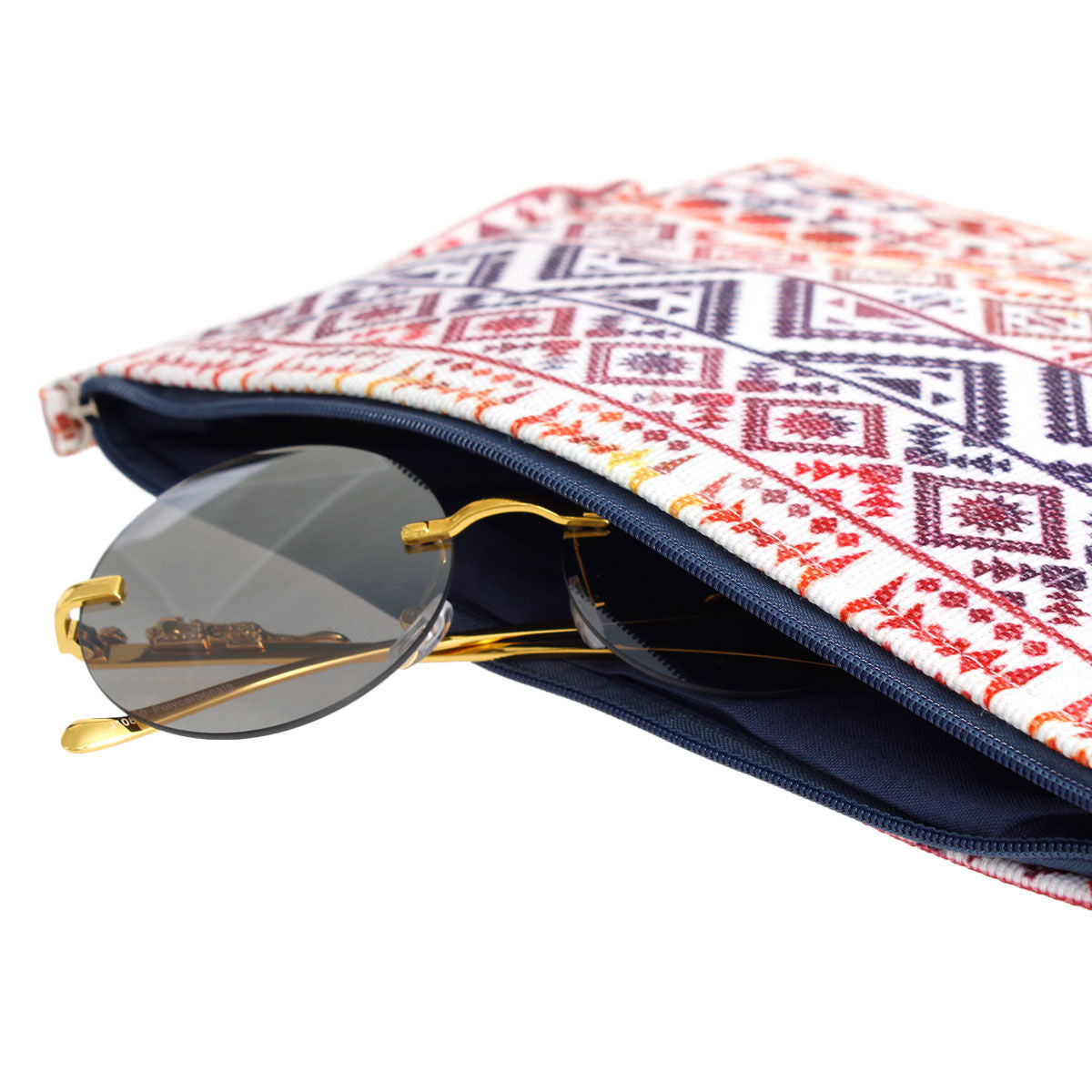 Colorful Tribal Zip Pouch