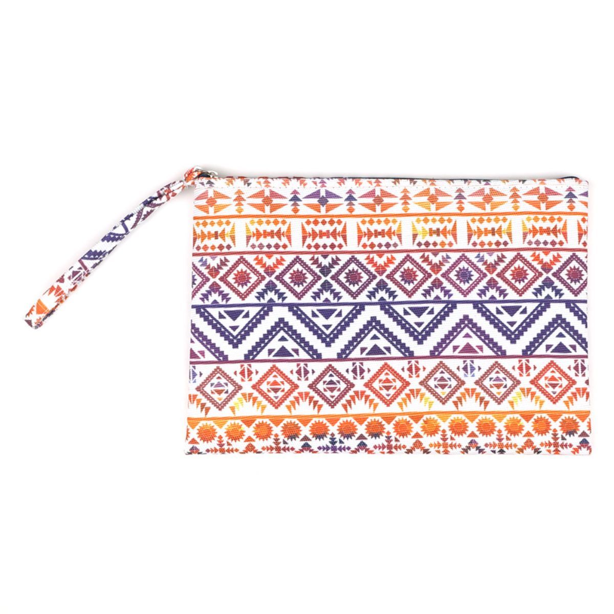 Colorful Tribal Zip Pouch